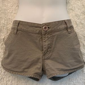 RVCA tan shorts women’s size 27